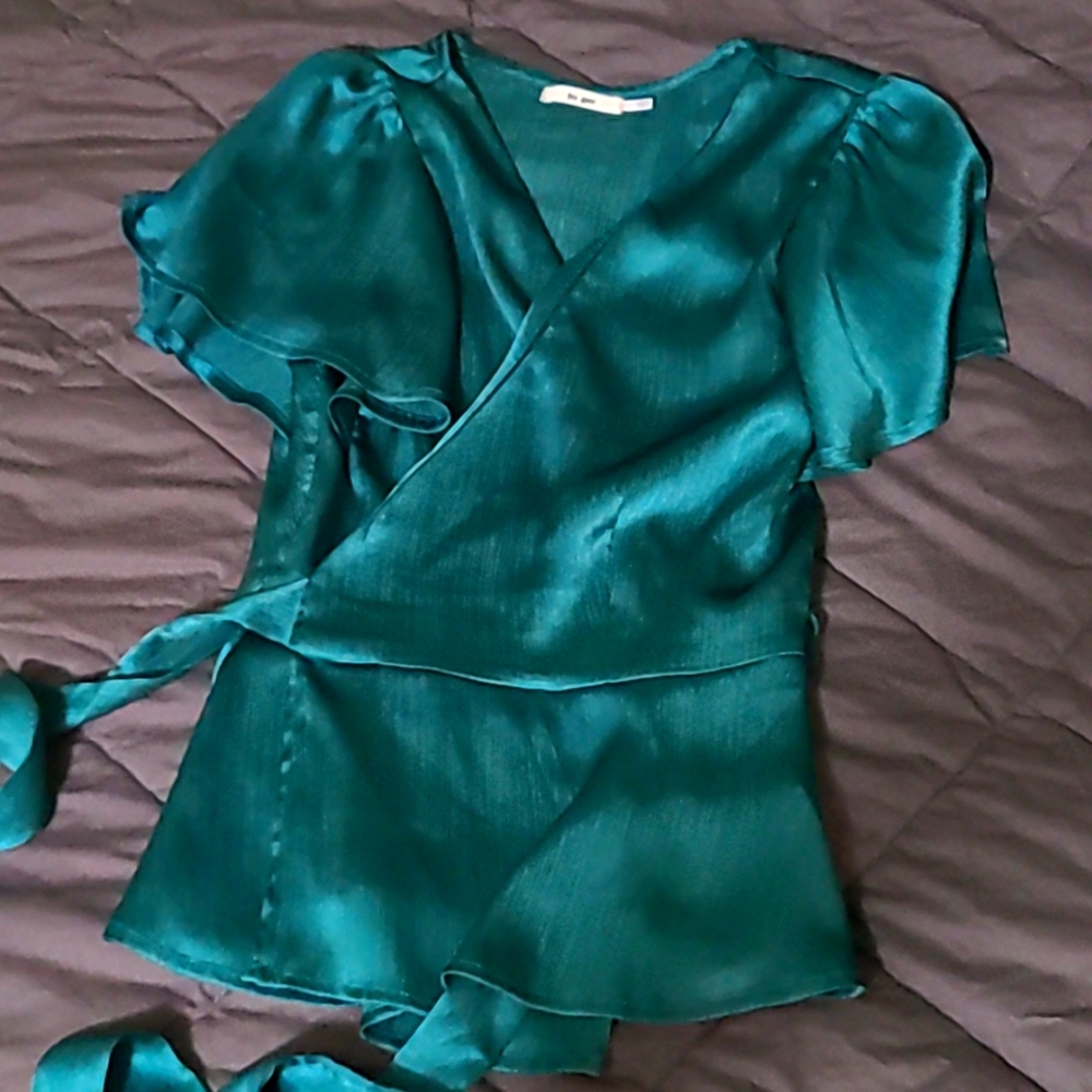 Shimmer Green Top